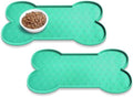 PWTAA Dog Food Mat Anti-Slip Silicone Dog Bowl Mat Thicker Pet Placemat by PWTAA