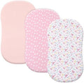 PHF 3 Pack Soft Bassinet Sheets, Butterfly Breathable Comfy Cradle Sheets by PHF