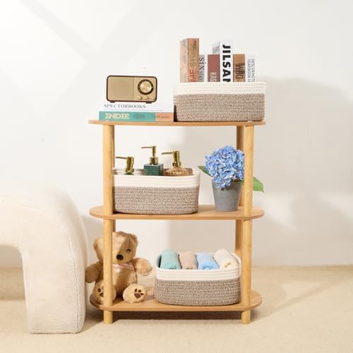 MiniArk Small Storage Baskets for Organizing | Closet Organizer Bins | Shelf - Image 6