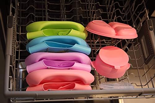 2-Pack Waterproof Silicone Baby Bib Lightweight Comfortable Easy-Wipe Clean - Image 5