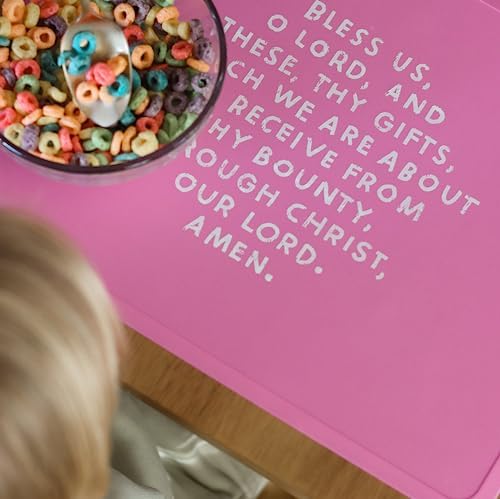 Be A Heart Silicone Placemats for Kids and Toddlers, BPA-Free Non-Slip Baby - Image 5