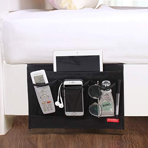 Bedside Caddy, Table Cabinet Storage Organizer, 4 Pockets - Image 4