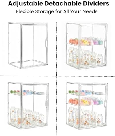 Baby Bottle Organizer, 3 Tier Bottle Storage Organizer - Image 6