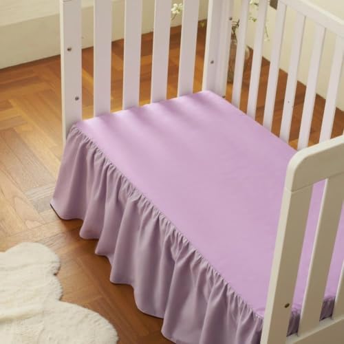 Crib Skirt Dust Ruffle 14" Drop - Image 6