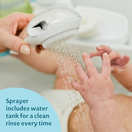 The First Years Rain Shower Baby Spa Bathtub Set – Includes Infant Sling - Image 3