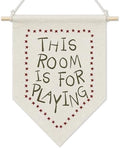 KYTWSFWS Playroom Wall Art Pennant Flag, Kids Room Wall Decor, This Room Is by Unknown