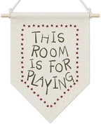 KYTWSFWS Playroom Wall Art Pennant Flag, Kids Room Wall Decor, This Room Is by Unknown