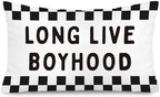 Long Live Boyhood 12x20 Pillow Cover by Unknown