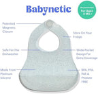 Magnetic Silicone Baby Bib – Waterproof, Dishwasher Safe, BPA Free Food-Grade - Image 3