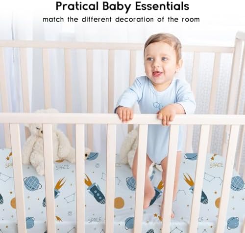 Yoofoss 2-Pack Baby Crib Sheets - Image 6