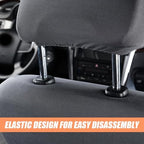 2 PCS Car Seat Headrest Cover, Reusable Flexible Headrest Protector, Universal - Image 3