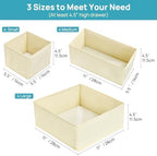 Vtopmart 12 Pack Baby Clothes Organizer, Foldable Fabric Drawer Bins - Image 6