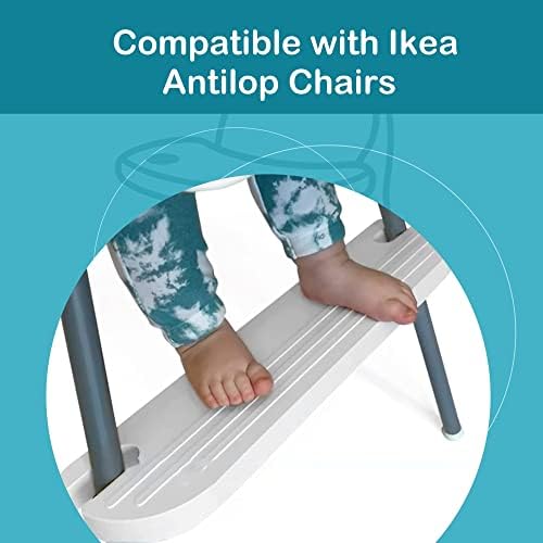 White IKEA High Chair Foot Rest, Compatible - Image 3