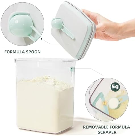 Formula Container for Home, 2300ml Airtight Milk Powder Canister - Image 5