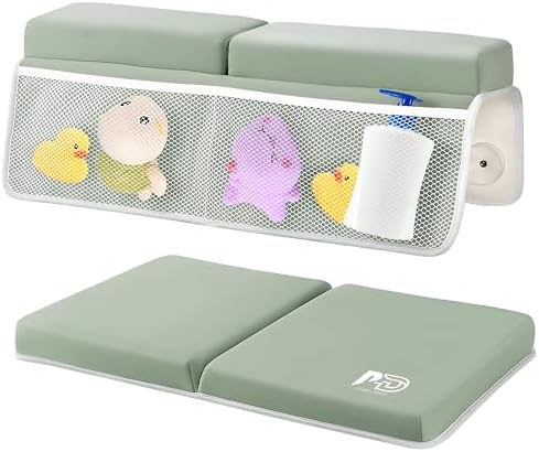 Comfortable Baby Bath Kneeler & Elbow Rest Pad Set – Extra Thick Foam Cushion by Unknown