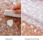 Plastic Splat Mat for Baby, Easy Cleaning Vinyl Floor Mat for Eating Messes - Image 3