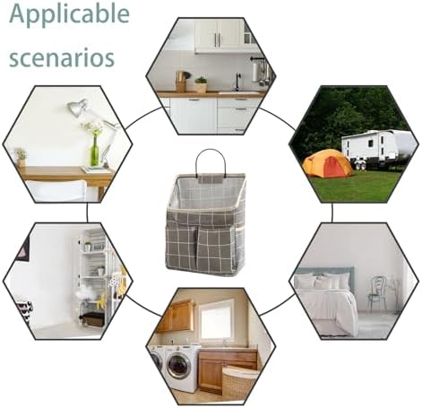 2pcs Wall Hanging Storage Bag, Wall Hanging Organizer Bags - Image 4