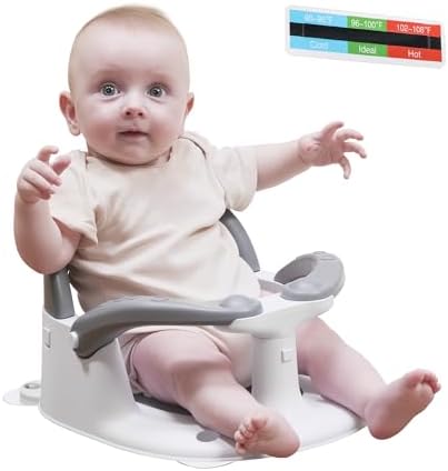 Baby Bath seat for Babies 6 Months & up, 360° Stable Toddler Bath Chair by WddbbBabyBathSeatStress-freebondingtimewithyourbaby