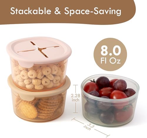 Moonkie Baby Storage Container Snack Lids - Image 5
