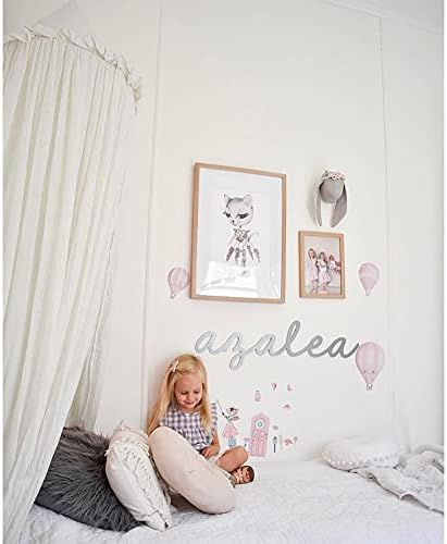 MAMERIA Kids Bed Canopy with Frills Cotton Hanging Tent Curtain Net - Image 2