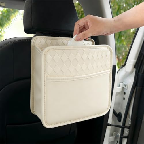 Mandark PU Leather Car Seat Back Organizer, Style 3 - Image 6