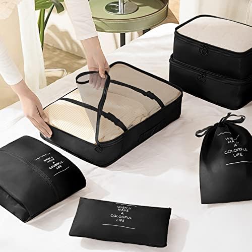 KPX 8 Set Packing Cubes for Travel, Luggage Packing Organizers Accessories - Image 6