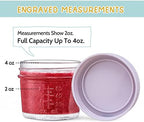 VITEVER 12Pack Glass Baby Food Storage Containers - 4 oz Baby Food Storage Jars - Image 5
