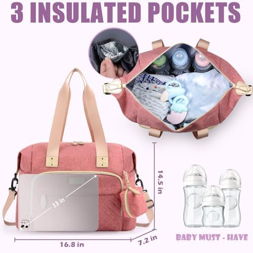Tuwubi Diaper Bag Tote, Baby Diaper Bag - Image 5