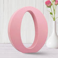 AOCEAN 6 Inch Pink Wood Letters Unfinished Wooden Letters by AOCEAN