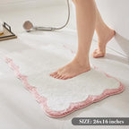 Luxury Microfiber Bathroom Rugs, Floor Carpet, Anti Slip, Extra Soft - Image 4