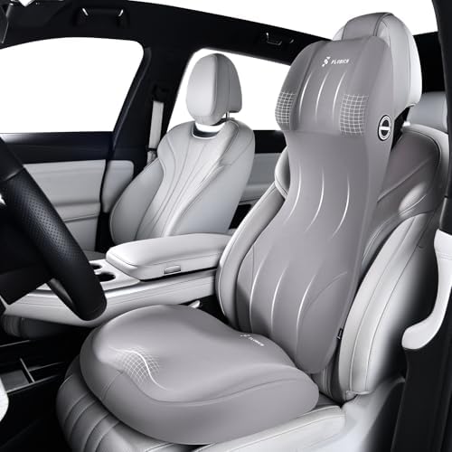 FLORICH Memory Foam Car Seat Cushion and Lumbar Support Headrest Pillow by FLORICH