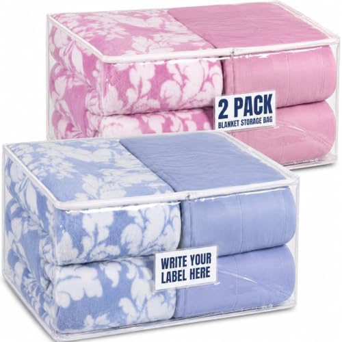 Masirs Clear Blanket Storage Bag by Masirs