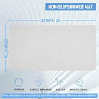 Hargiis Non-Slip Bathtub Mat, Anti Slip Shower Mat, Fast Drying Bathtub Mats - Image 2