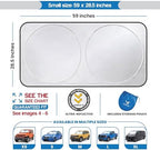 EzyShade Car Windshield Sun Shade. See Vehicle Size-Chart. Small Size - Image 3