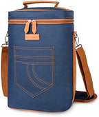 Tirrinia 4 Bottle Wine Tote Carrier by Tirrinia