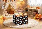 Halloween Basket Cute Baskets for Kids Pumpkin Basket Rectangular Storage Bin - Image 3
