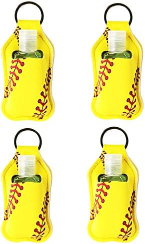 4 Piece Hand Sanitizer Bottle Holder Keyring-Ranxizy Neoprene Keychain by RANXIZY