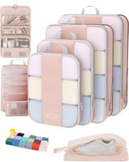 OlarHike 8 Set Compression Packing Cubes by OlarHike