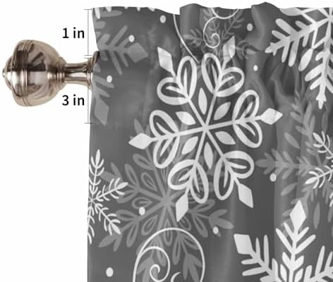 Vandarllin Christmas Kitchen Curtains and Valances Set - Image 7