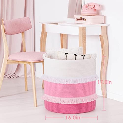 CherryNow 60L Woven Rope Baby Basket - Image 2