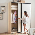DHSFKBE Legging Organizer Storage, Foldable Hanging Closet Organizer Storage - Image 2
