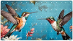 Shower Mat Non Slip 26.8 x 15.1 Inches, Hummingbirds Flowers Bathtub Mat Shower by Anna+Cowper