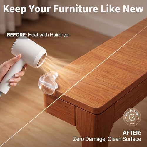 16 Pcs Clear Baby Corner Protectors, Teardrop-Shaped Furniture Edge Guards - Image 5