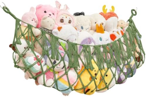 Stuffed Animal Net Hammock, Save Space Eliminate Clutter by PrimZootyDesign