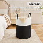Artfeel Laundry Basket, Woven Cotton Rope Laundry Hamper, 100L - Image 4