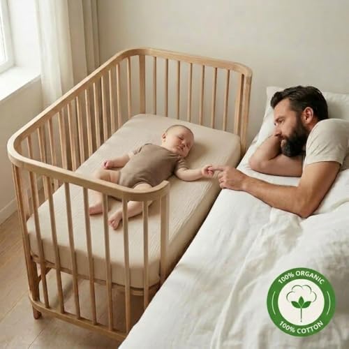 Crib Sheets, 100% Organic Cotton Muslin - Image 6