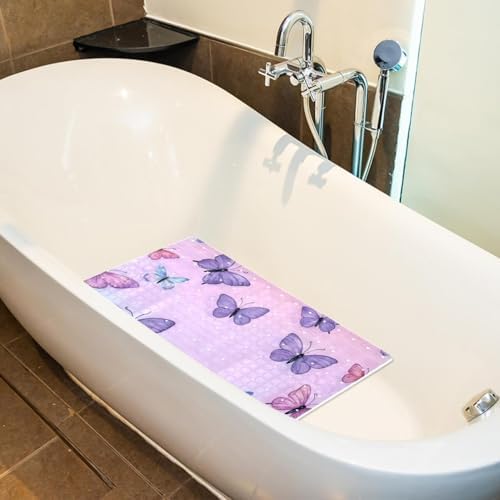 Shower Mat Bathtub Mat, 26.8x15.1 inch, Non-Slip Bath Mat - Image 4