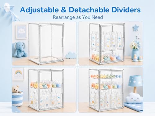 Baby Bottle Storage Organizer for Countertop Cabinet - Image 6
