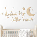 Briwooody 15 Pcs Dream Big Little One Moon Stars Nursery Decor, Wood Color by Briwooody