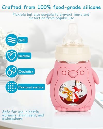3 Pack Silicone Sleeves for MAM Baby Bottles - Image 2